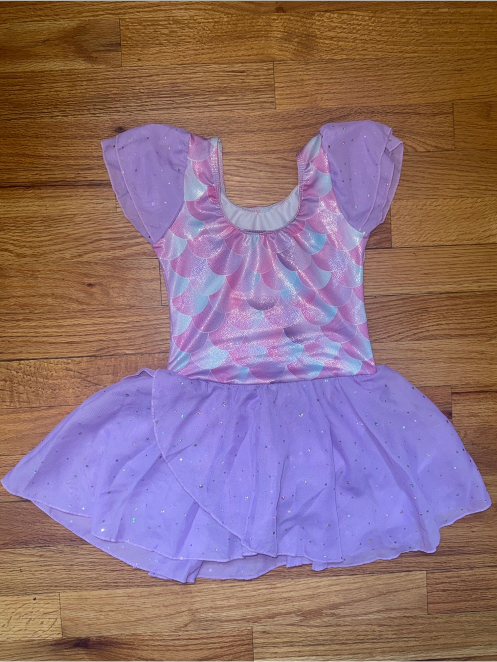 Kids Purple Mermaid Dress